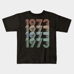 Vintage 1973 46th Birthday Gift idea Men Women Kids T-Shirt